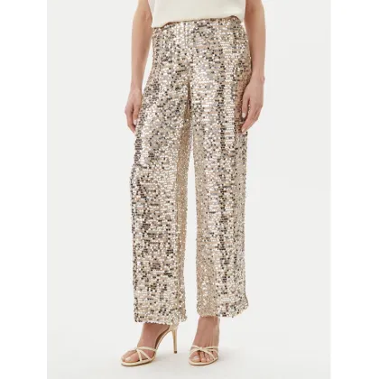 Zdjęcie Bruuns Bazaar Spodnie materiałowe Brinna BBW4390 Srebrny Loose Fit