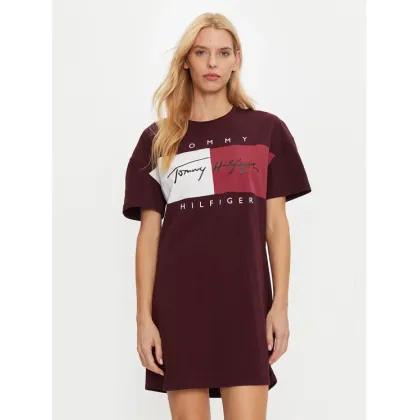 Zdjęcie Tommy Hilfiger Sukienka codzienna UW0UW05631 Czerwony Relaxed Fit