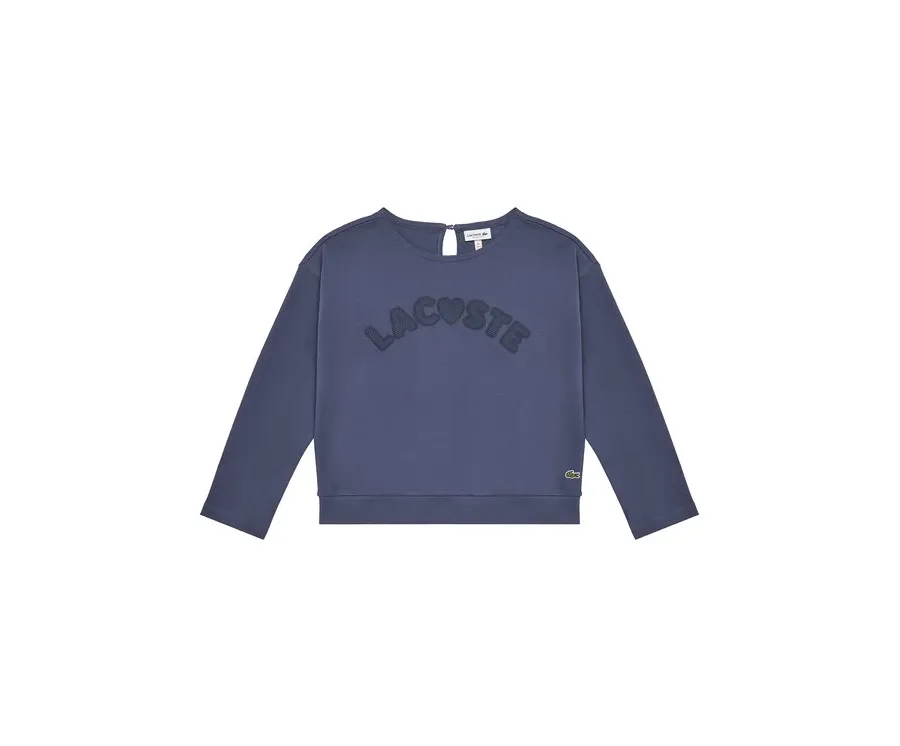 obrazek 1 Lacoste Bluza TJ8450 Fioletowy Regular Fit