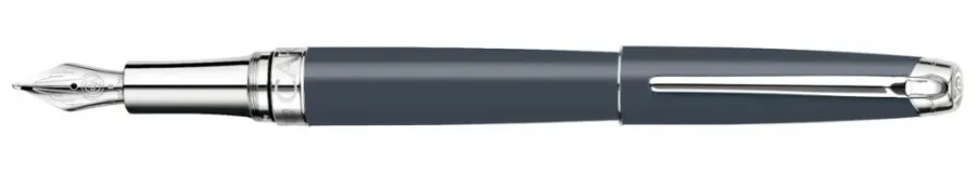 obrazek 2 Luksusowe pióro wieczne LEMAN GRIS GRAPHITE - grafitowe, platerowane srebrem/rodowane