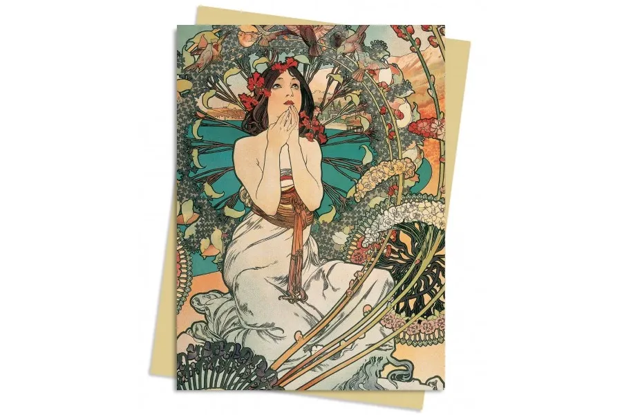 obrazek 1 Pakiet kartek na życzenia (Mucha: Monako Monte Carlo) - Flame Tree Publishing