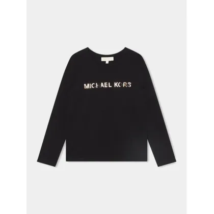 Zdjęcie MICHAEL KORS KIDS Bluzka R15195 Czarny Regular Fit