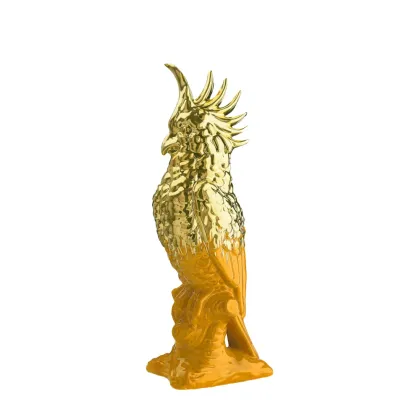 Zdjęcie Szkliwiona ceramiczna papuga H.44xL.16xP.16 cm