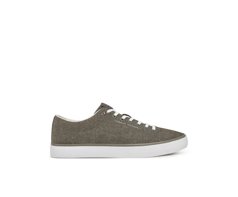 obrazek 1 Tommy Hilfiger Tenisówki Th Hi Vulc Low Core Chambray FM0FM05389 Szary
