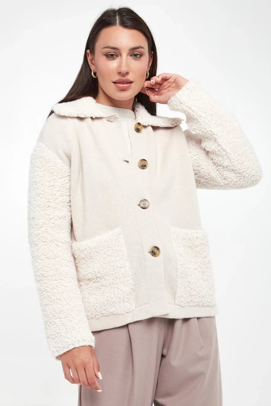 obrazek 1 Kurtka damska wełniana Spira MARELLA MONOCHROME Marella