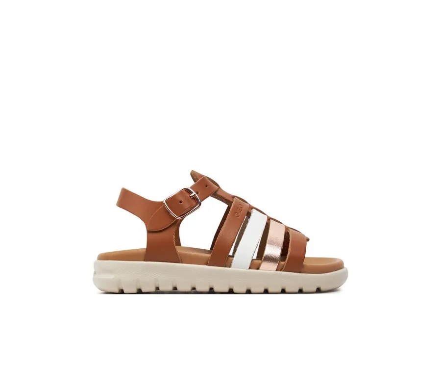 obrazek 1 Geox Sandały J Sandal Soleima Gir J35GSB 043CF C6A7F M Brązowy