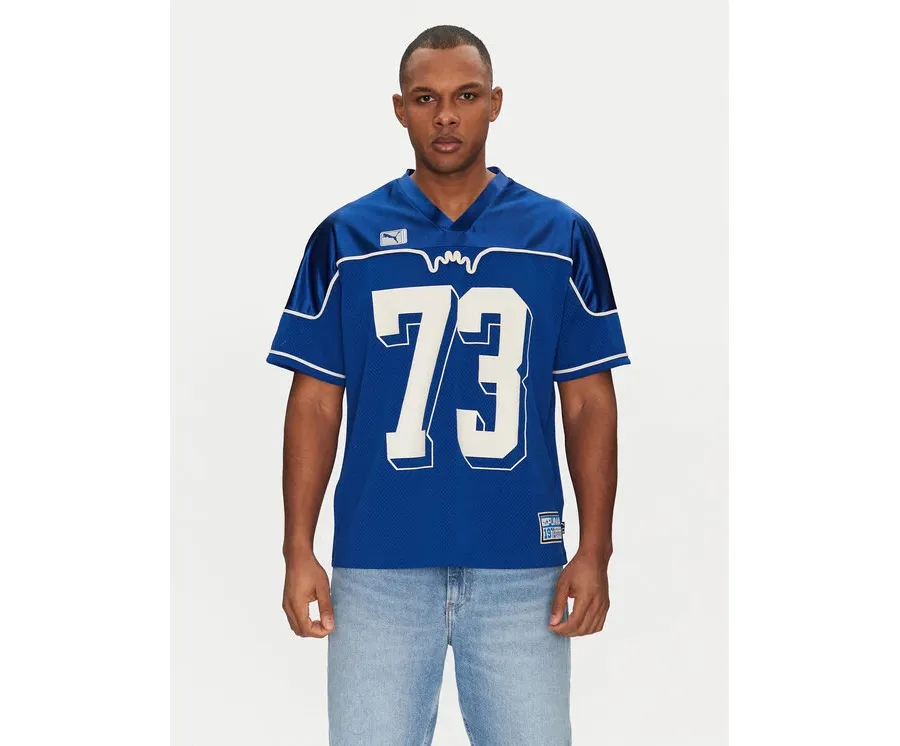 obrazek 1 Puma T-Shirt Dress Code Football 630254 Niebieski Relaxed Fit