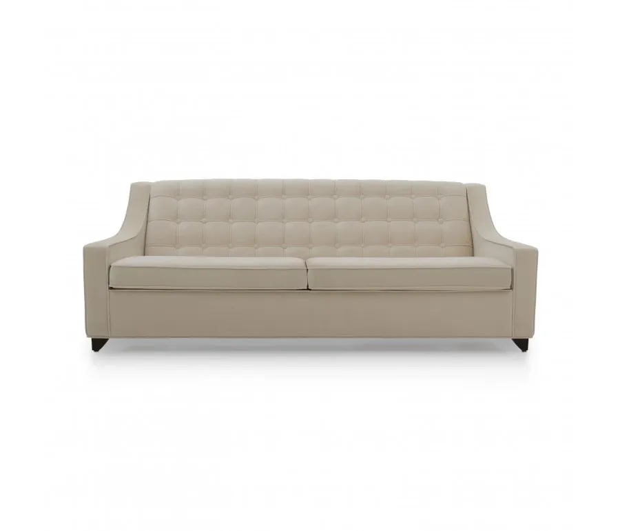 obrazek 2 Beżowa elegancka sofa w stylu klasycznym z funkcją spania - Sevensedie