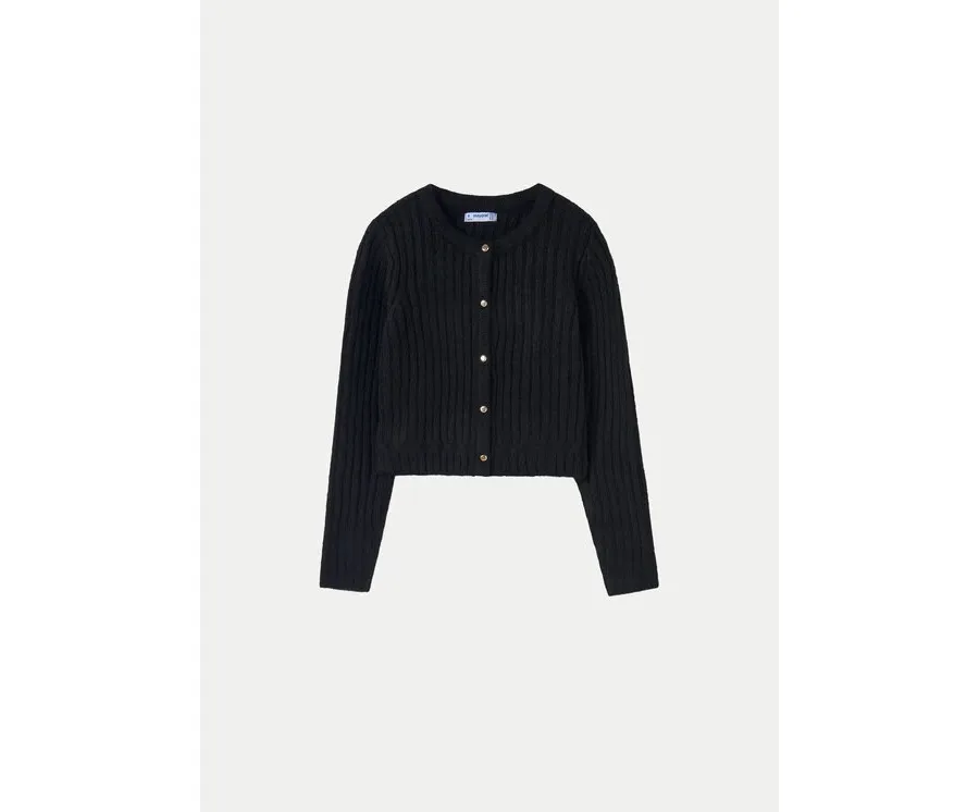 obrazek 1 Mayoral Kardigan 7312 Czarny Regular Fit