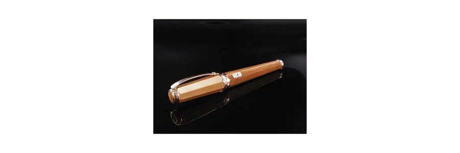 obrazek 3 Gustowny Beż Pióro Kulkowe GOLD Piccola Montegrappa