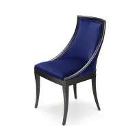 Zdjęcie Eleganckie krzesło z wyściełaną poduszką H.93xL.53xP.56 cm