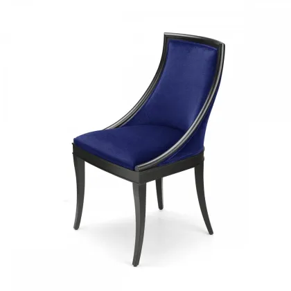 Zdjęcie Eleganckie krzesło z wyściełaną poduszką H.93xL.53xP.56 cm