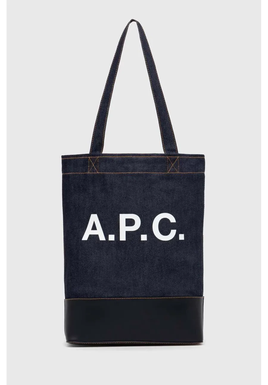 obrazek 1 A.P.C. torba tote axel kolor granatowy CODDP-M61444