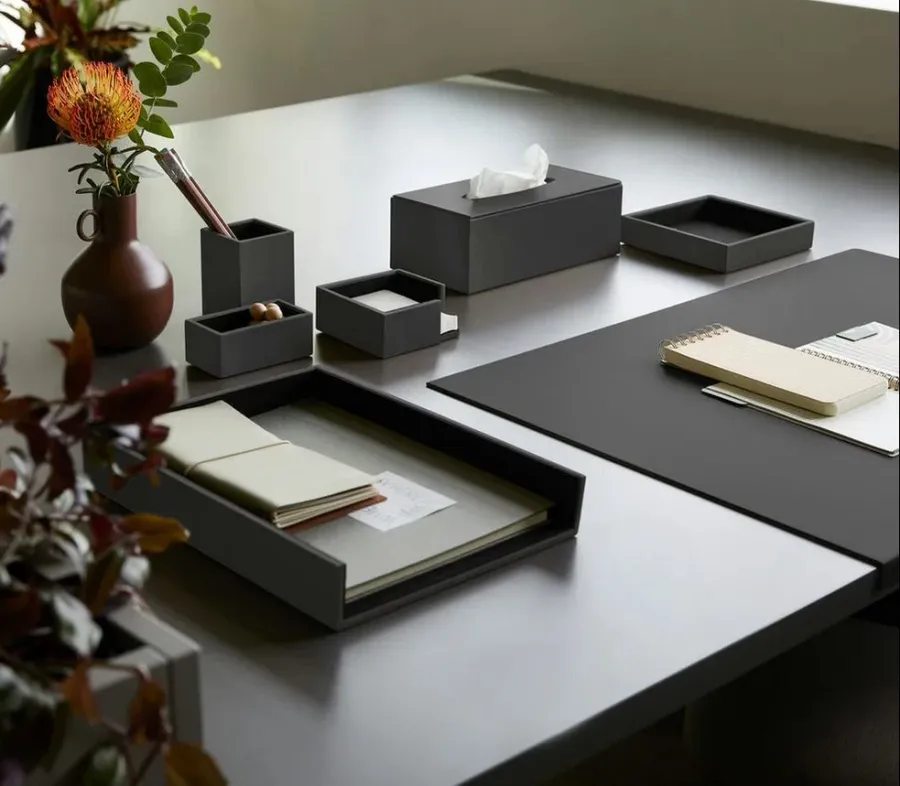obrazek 5 Pojemnik na karteczki Minerva Anthracite Grey