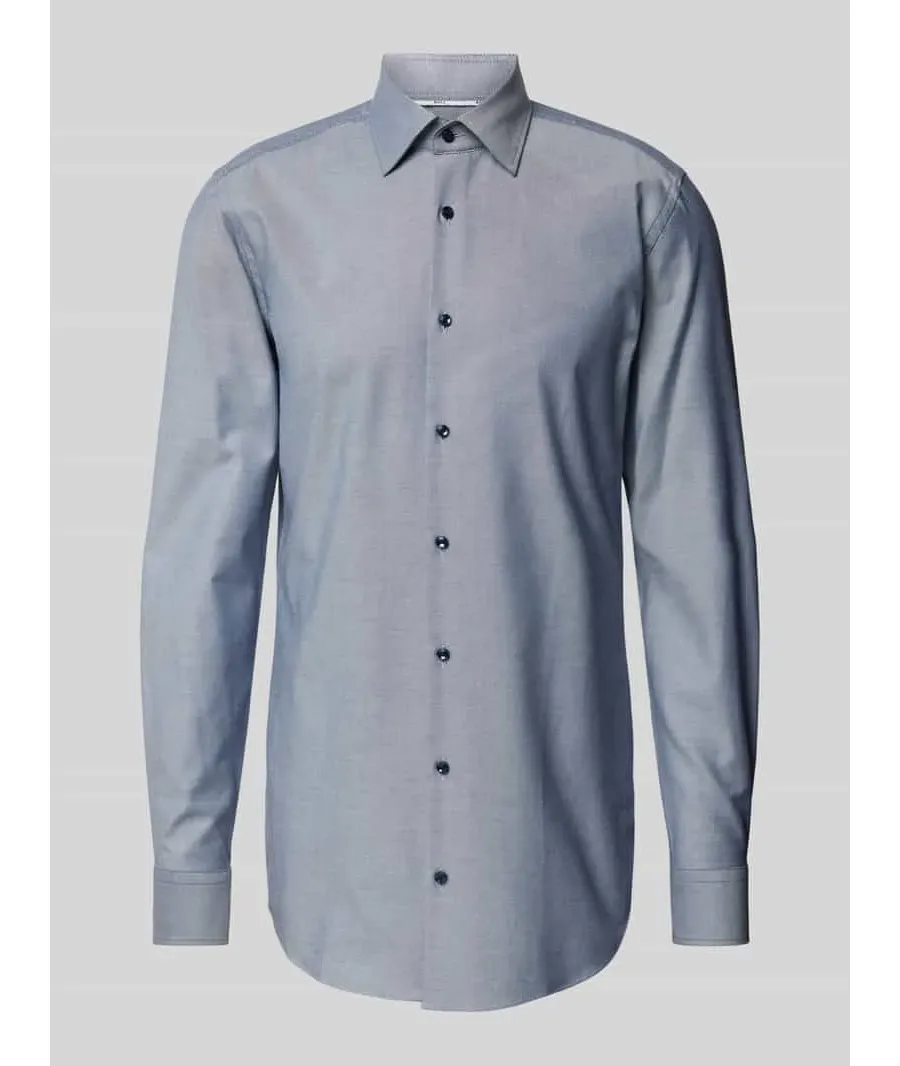 obrazek 1 Koszula biznesowa o kroju slim fit z bardzo długim rękawem model ‘Hank’