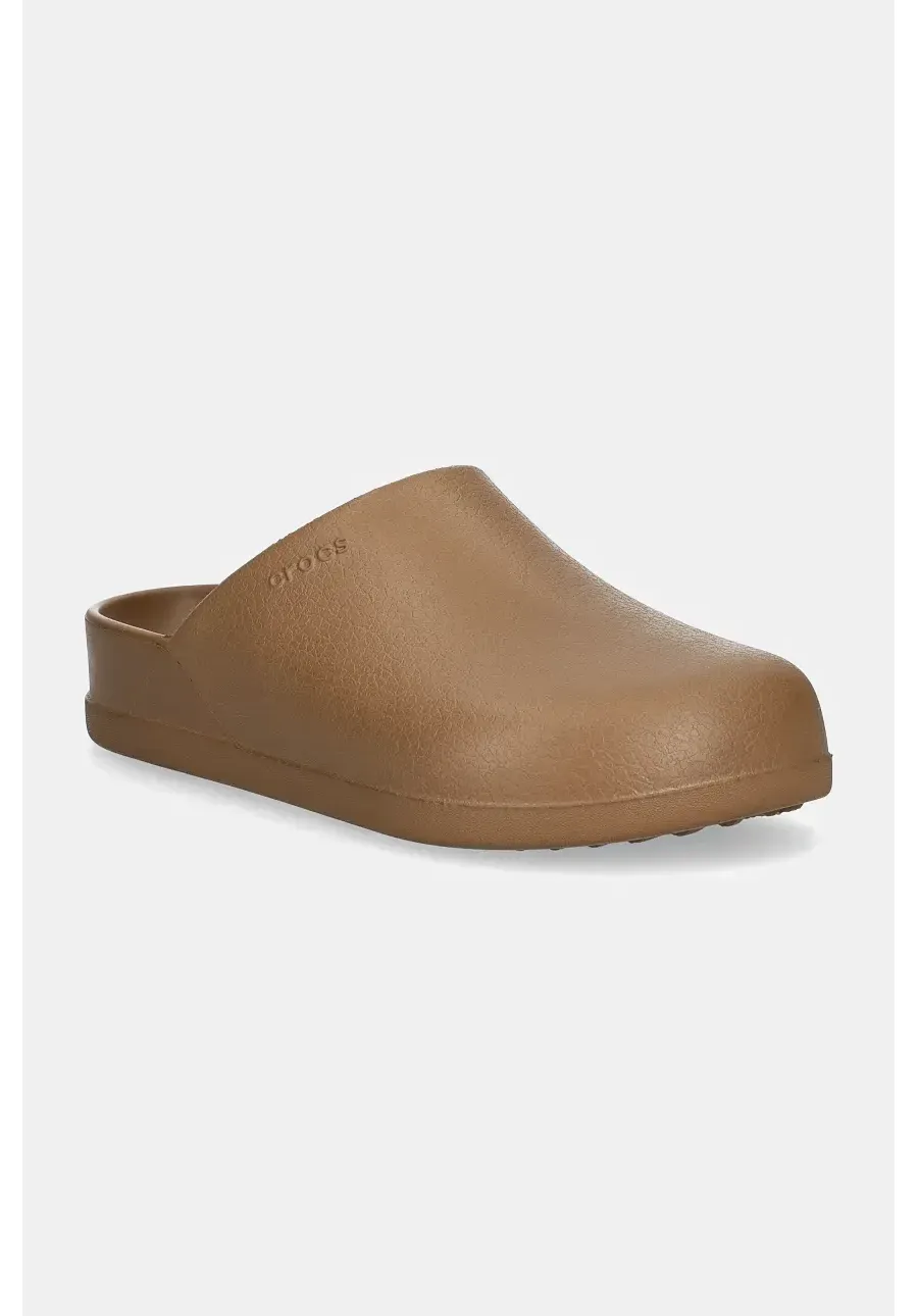 obrazek 1 Crocs klapki Dylan Clog damskie kolor beżowy 209366