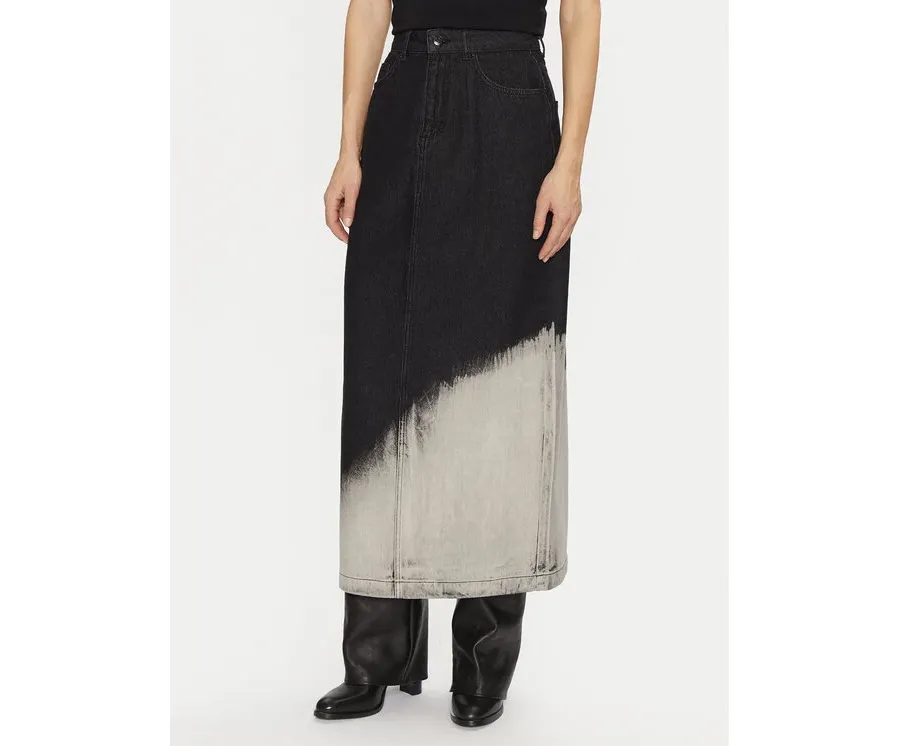 obrazek 1 Vero Moda Spódnica jeansowa Candice 10330206 Czarny Regular Fit