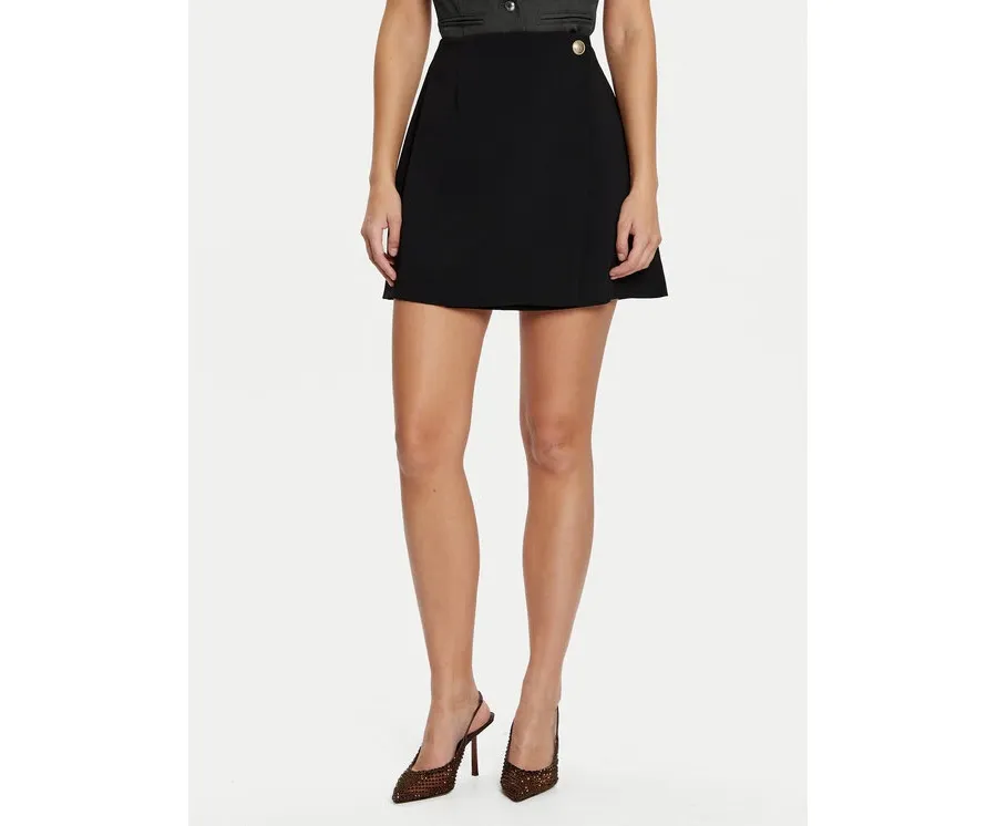 obrazek 1 Guess Spódnica mini W5RD68 WGLO2 Czarny Regular Fit