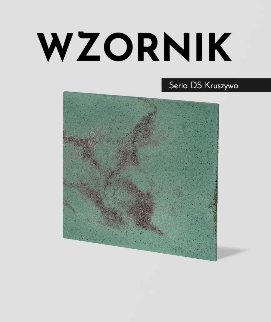 obrazek 1 Wzornik DS - (zielony czarne kruszywo, duża porowatość) - beton architektoniczny