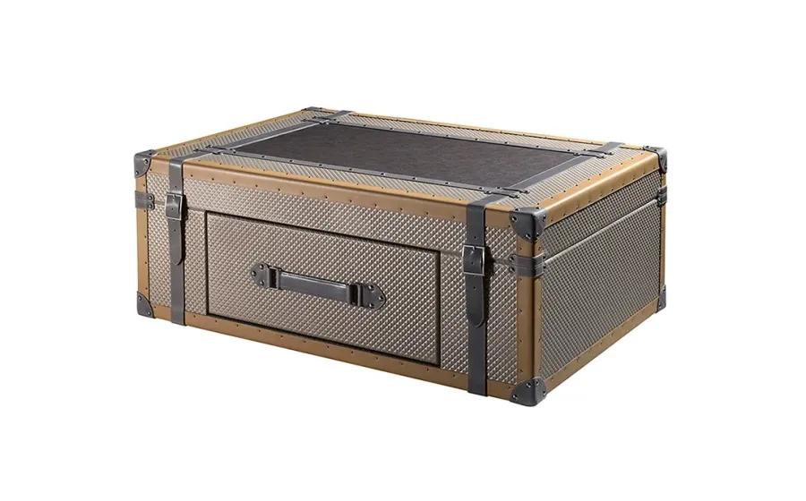 obrazek 1 Elitarny, skórzany stolik kawowy TRAVELER - Collecion Alexandra