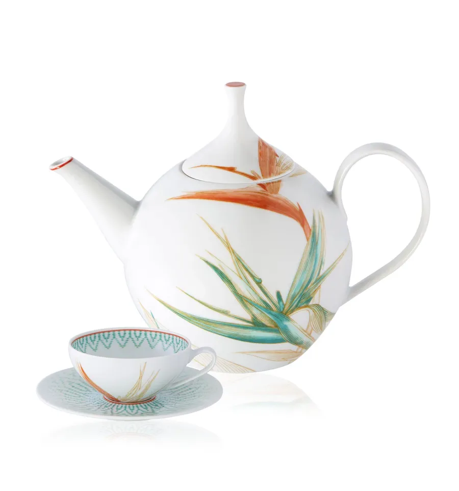obrazek 1 Duży porcelanowy zestaw do herbaty z kolekcji Fiji - Vista Alegre