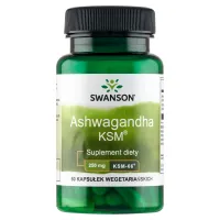 Zdjęcie Swanson Ashwagandha KSM Ekstrakt 250 mg Kapsułki