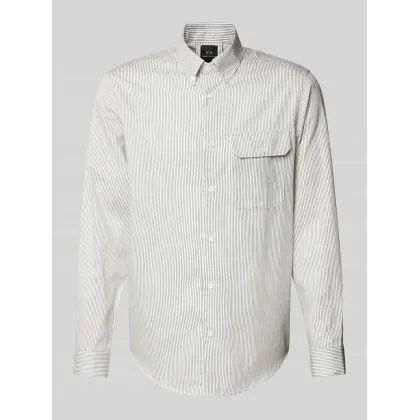 Zdjęcie Koszula biznesowa o kroju regular fit z kieszenią na piersi model ‘CAMICIA’