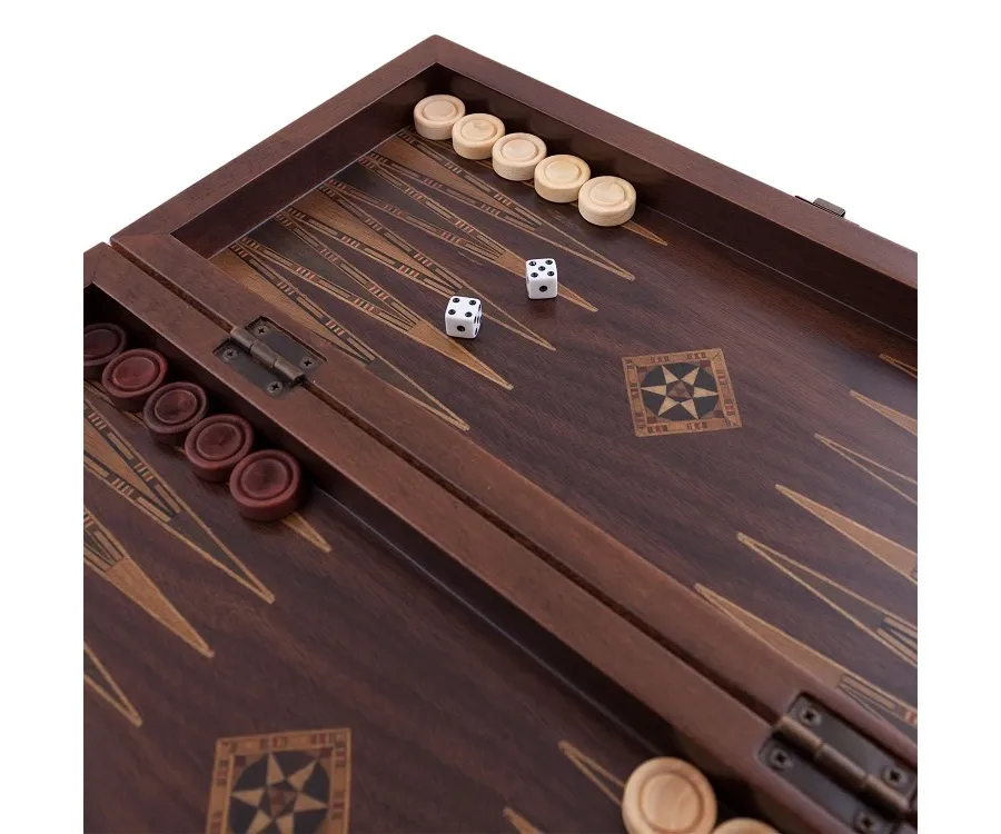 obrazek 6 Designerski komplet 35x15x5 cm do Backgammon - Helena Woodart