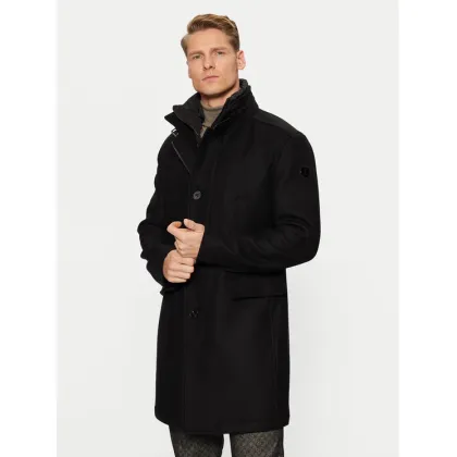 Zdjęcie JOOP! Płaszcz wełniany 17 JC-251Makse 30043638 Czarny Regular Fit