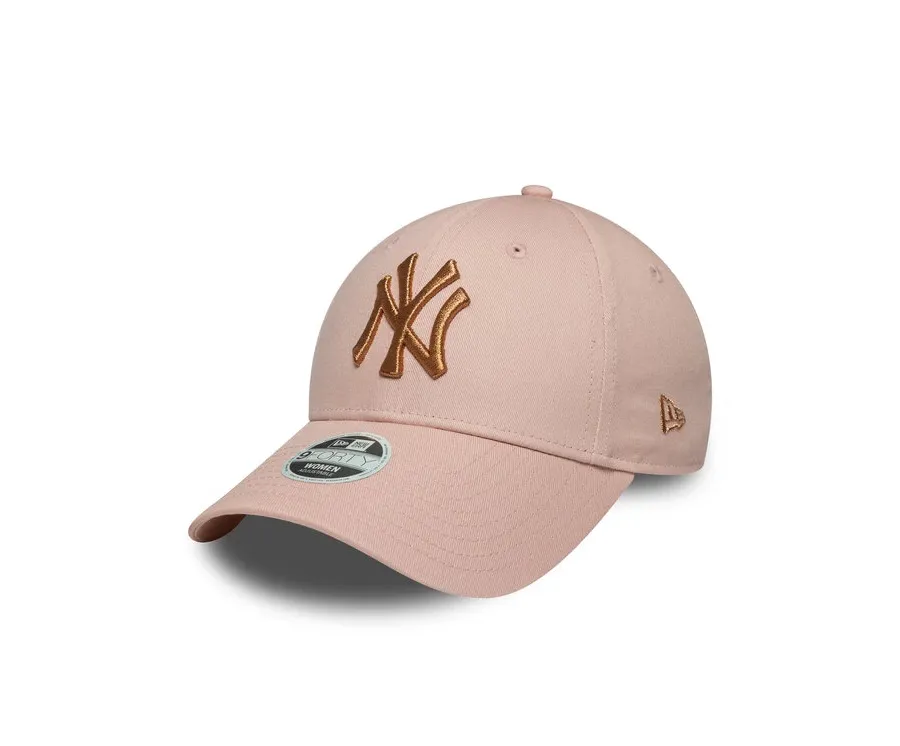 obrazek 1 New Era Czapka z daszkiem New York Yankees Metallic 9FORTY 60667375 Różowy