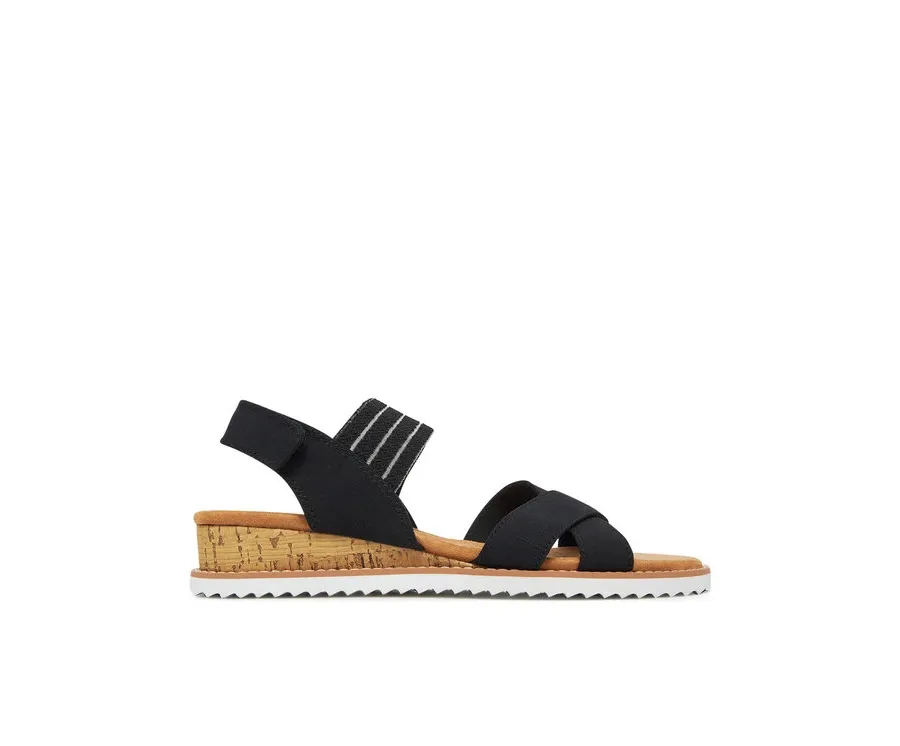 obrazek 1 Skechers Sandały BOBS Desert Kiss-Shore Enough 114130/BLK Czarny