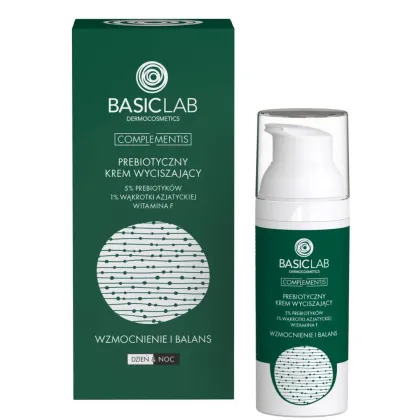 Zdjęcie BasicLab Complementis Prebiotyczny krem wyciszający 50 ml Basiclab Dermocosmetics
