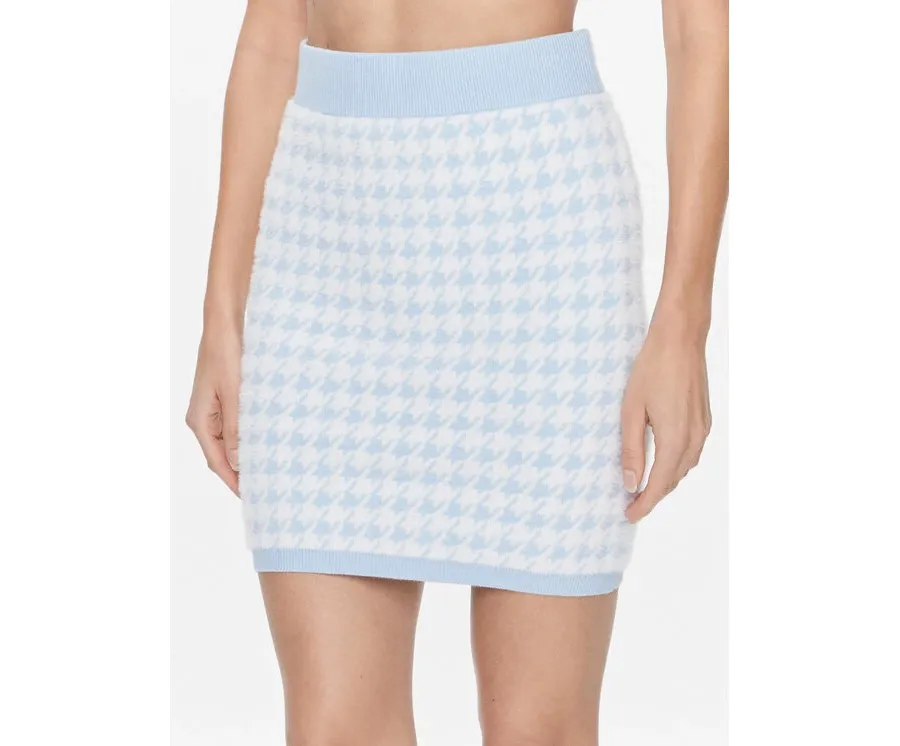 obrazek 1 Guess Spódnica mini W4RD65 Z3DA0 Niebieski Regular Fit