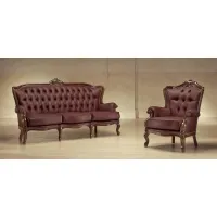 Picture Classic antique sofa and armchair for a unique living room – Morello Gianpaolo