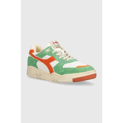 Zdjęcie Diadora sneakersy skórzane B.560 Used RR Italia kolor zielony 201.180481.30095