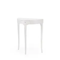 Picture Lacquered half-moon console with drawer - Zanini