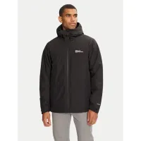 Zdjęcie Jack Wolfskin Kurtka przeciwdeszczowa Wisper Ins A61870 Czarny Regular Fit