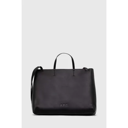 Zdjęcie A.P.C. torebka Cabas Market kolor czarny PUABL.F61830.LZZ