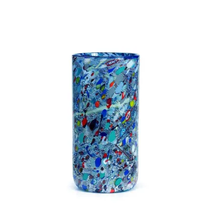 Zdjęcie Ręcznie robiony wazon ze szkła murano (23 cm)
