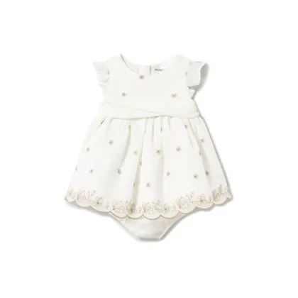 Zdjęcie Mayoral Sukienka elegancka 1856 Biały Regular Fit