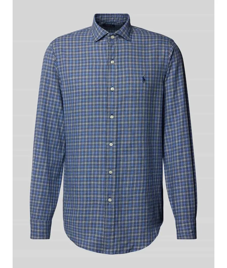obrazek 1 Koszula casualowa o kroju regular fit z kołnierzykiem typu cutaway