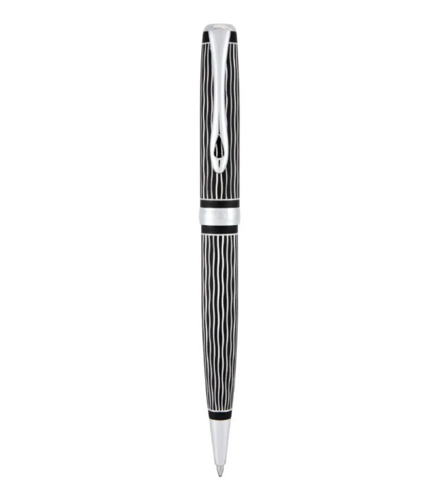 obrazek 1 Pióro kulkowe DIPLOMAT Excellence A Plus Wave Guilloche Lapis Black