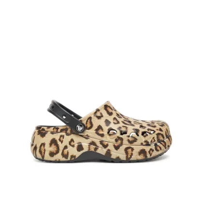 Zdjęcie Crocs Klapki BAYA PLATFORM CLOG 208712-0C4 Beżowy