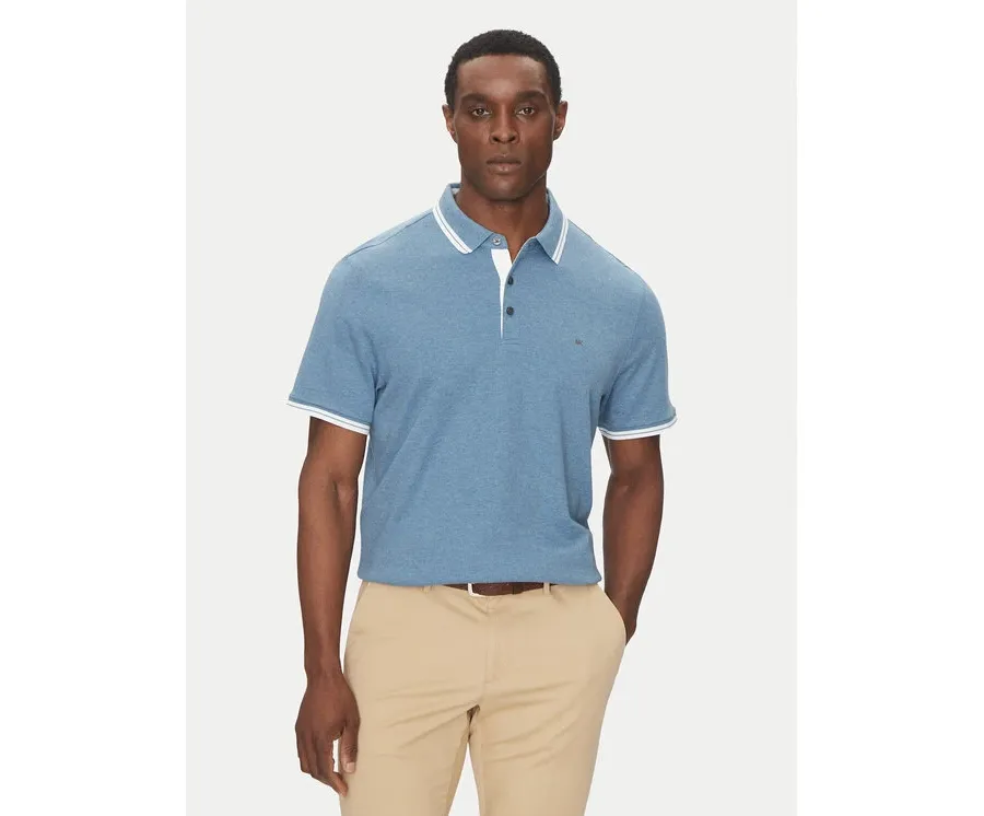 obrazek 1 Michael Kors Polo CS2512720B Niebieski Regular Fit