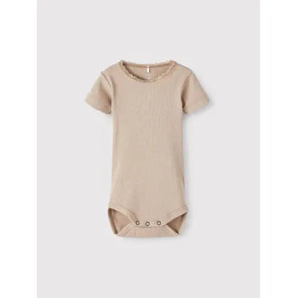 Zdjęcie NAME IT Body dziecięce 13209212 Beżowy Regular Fit