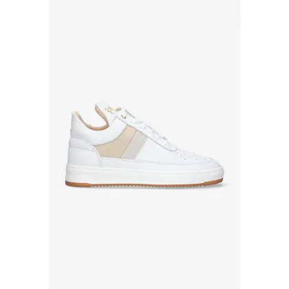 Zdjęcie Filling Pieces sneakersy skórzane Low Top Game kolor biały 10133151919