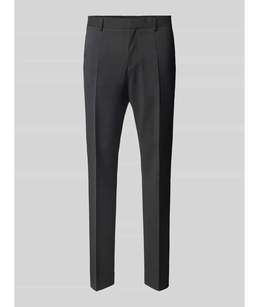 obrazek 1 Spodnie do garnituru o kroju regular fit w kant model ‘Genius’