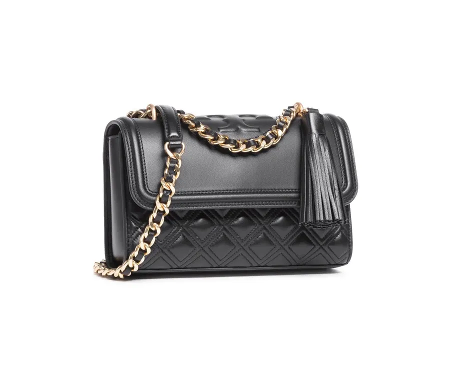 obrazek 1 Tory Burch Torebka Flaming Small Convertible Shoulder Bag 75576 Czarny
