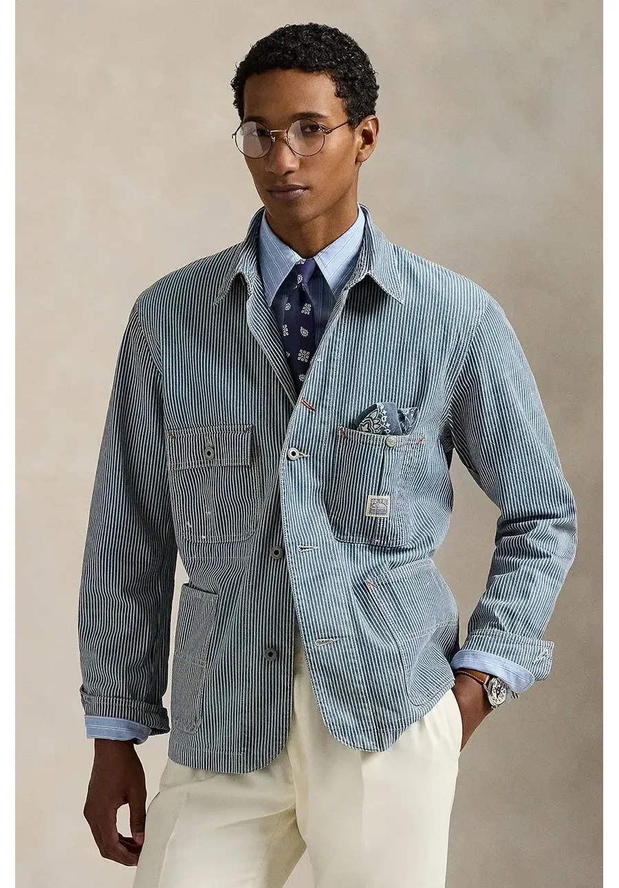 obrazek 1 Polo Ralph Lauren kurtka bawełniana Unlined Field Jacket kolor niebieski przejściowa 710963232