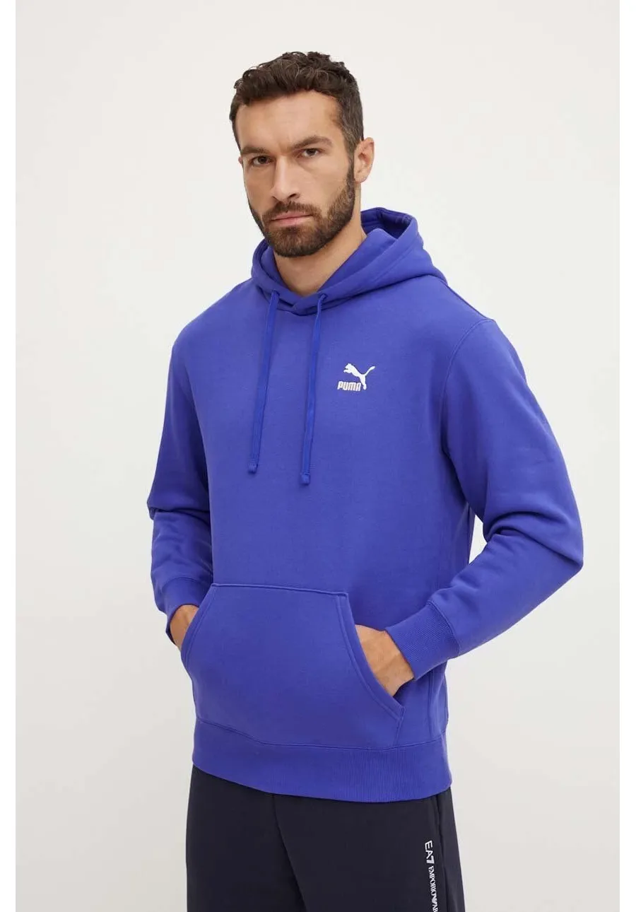 obrazek 1 Puma bluza Classics męska kolor fioletowy z kapturem z nadrukiem 535596